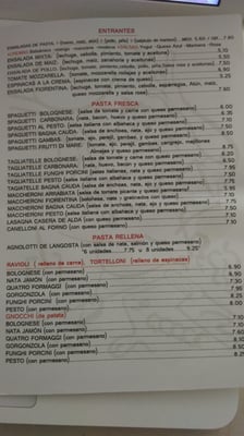 Menu photo 1 La Piccola Fiorentina Eivissa, PM