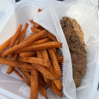 Perfect Seasoning - Fried Jerk Catfish with Sweet Potato Fries - Caribbean Near Me - Atlanta, Georgia Perfect Seasoning - Fried Jerk Catfish with Sweet Potato Fries - Caribbean Near Me - Atlanta, Georgia