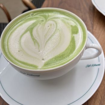 Cafe Kitsune - Matcha white chocolate latte - Cafes Near Me - Vancouver, British Columbia