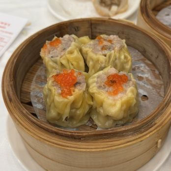 Asian Jewels Seafood Restaurant - Shumai - so good! Real roe on top - Seafood Near Me - Flushing, New York
