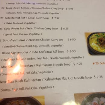 Borneo Eatery - Menu - Indonesian Near Me - Alhambra, California
