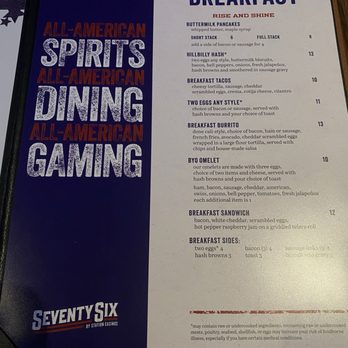 SEVENTY SIX FORT APACHE & GOMER - Breakfast menu - New American Near Me - Las Vegas, Nevada SEVENTY SIX FORT APACHE & GOMER - Breakfast menu - New American Near Me - Las Vegas, Nevada