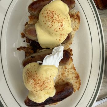 The Shed Restaurant - Plainview NY - Biscuit Benedict with sausage the flavor is amazing! - Breakfast & Brunch Near Me - Plainview, New York The Shed Restaurant - Plainview NY - Biscuit Benedict with sausage the flavor is amazing! - Breakfast & Brunch Near Me - Plainview, New York