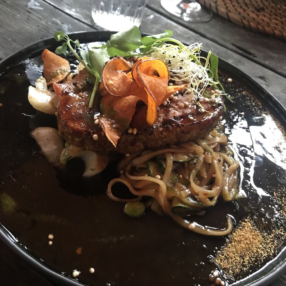 Table24 - Tuna on a platter ^^ - Modern European Near Me - Haarlem, New Hampshire
