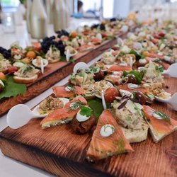 S'wich Cafe - A beautiful selection of Canapés done by chef Erik at S'wich Cafe Catering.  Thanks for the photo Tasha Chui Photography!