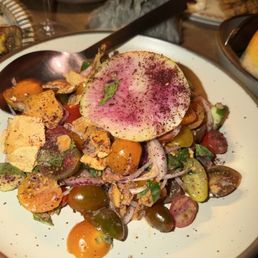 Heirloom tomato salad