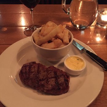 FX Buckley - Early bird sirloin special with chips fried in beef fat and garlic butter. Is there anything in that description that doesn't sound great? - Steakhouses Near Me - Dublin, D