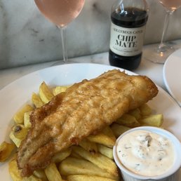 Hake Fish + Chips
