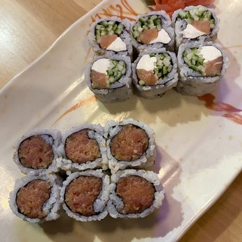 Ginger Gourmet - Spicy Tuna Sushi Roll and Philadelphia Sushi Roll - Chinese Near Me - North Reading, Massachusetts