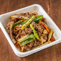 Namul - Bulgogi (Side dish)
- Marinated thin sliced beef with onion, carrot, and scallion