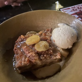 Three's Bar & Grill - Bananas Fosters Bread Pudding - Asian Fusion Near Me - Kihei, Hawaii