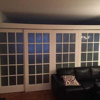 Wall 2 Wall NY - Custom retractable temporary partition installation in NYC apartment. - Drywall Installation & Repair Near Me - New York, New York Wall 2 Wall NY - Custom retractable temporary partition installation in NYC apartment. - Drywall Installation & Repair Near Me - New York, New York