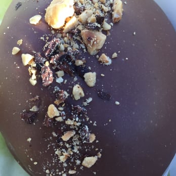 Shortstop Coffee & Donuts - Milk chocolate and chestnut - Donuts Near Me - Barangaroo, NSW Shortstop Coffee & Donuts - Milk chocolate and chestnut - Donuts Near Me - Barangaroo, NSW