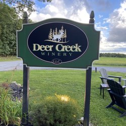 Deer Creek Winery - Patio sign
