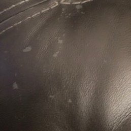 Leather peeling off