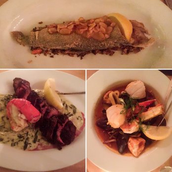 Tempest Oyster Bar - Restaurant week menu  Hanger steak  Seafood cioppino  Trout amandine - Bars Near Me - Madison, Wisconsin
