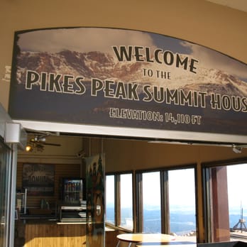 Pikes Peak - America's Mountain - Front entrance to Summit House. - Hiking Near Me - Cascade, Colorado Pikes Peak - America's Mountain - Front entrance to Summit House. - Hiking Near Me - Cascade, Colorado