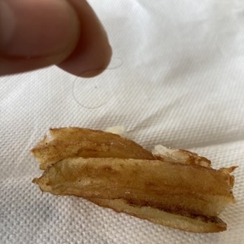Spud Fish & Chips - Hair in food - Seafood Near Me - Seattle, Washington Spud Fish & Chips - Hair in food - Seafood Near Me - Seattle, Washington