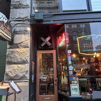 Cafe Paloma - Entrance in SODO - Mediterranean Near Me - Seattle, Washington