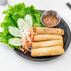 Culantro & Basil Pho Bistro - Egg rolls