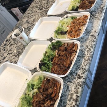 Don's Eatery - 2 Chicken Teriyaki don, 1 Shrimp Teriyaki don, and 1 Spicy Pork Teriyaki don. - Burgers Near Me - Santa Fe Springs, California