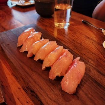 Uchi - Kinmedai Nigiri - Japanese Near Me - Dallas, Texas Uchi - Kinmedai Nigiri - Japanese Near Me - Dallas, Texas