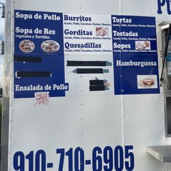 Pupuseria Rosita - Menu
