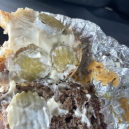 Who puts this much mayo if its not on purpose disrespectful and disgusting treating paying customers like this