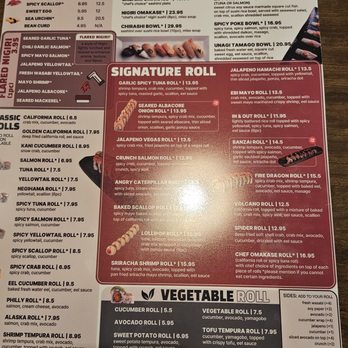 Zu Izakaya - Sushi menu - Sushi Bars Near Me - Phoenix, Arizona Zu Izakaya - Sushi menu - Sushi Bars Near Me - Phoenix, Arizona