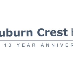 Auburn Crest Hospice - 10th Anniversary Banner