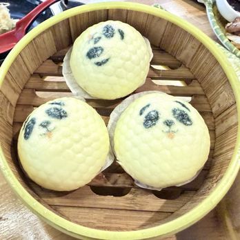 Dumpling King - Panda custard buns - Chinese Near Me - San Francisco, California
