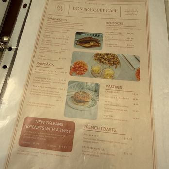 Bon Bouquet Cafe - Menu - Breakfast & Brunch Near Me - Miami Beach, Florida