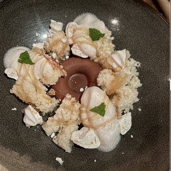 Millwright's - London Fog (milk chocolate earl grey ganache, honey, vanilla lemon cake) - New American Near Me - Simsbury, Connecticut Millwright's - London Fog (milk chocolate earl grey ganache, honey, vanilla lemon cake) - New American Near Me - Simsbury, Connecticut