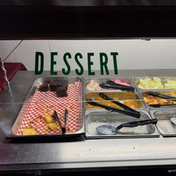 Dessert buffet bar