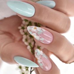 Cinderella Nails and Spa - The inspo - didn't want them as long and pointy