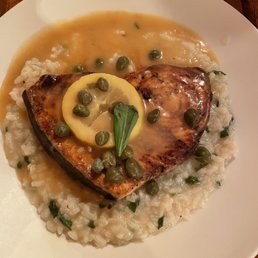 Swordfish piccata