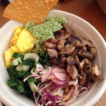 INDAY - Chicken bowl with slaw, bok choy, pineapple & coconut curries - Indian Near Me - New York, New York INDAY - Chicken bowl with slaw, bok choy, pineapple & coconut curries - Indian Near Me - New York, New York