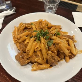 Panzarello's Restaurant - Chipotle Penne Sausage - Italian Near Me - Upland, California