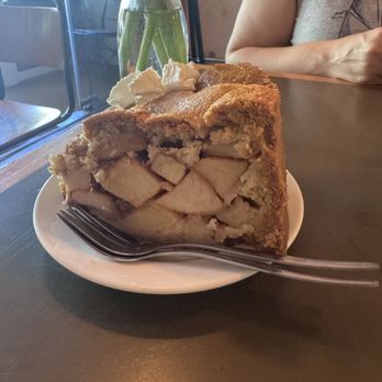 Winkel 43 - Apple Pie with Whipped Cream - Desserts Near Me - Amsterdam, New Hampshire