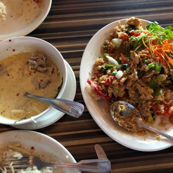 Thai Bite - Green curry and spicy basil rice - Thai Near Me - Laguna Niguel, California