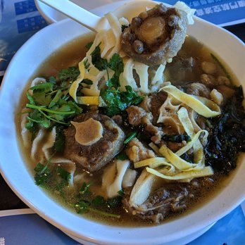 101 Noodle Express - Oxtail soup hand torn noodle (8.99) - Chinese Near Me - Alhambra, California