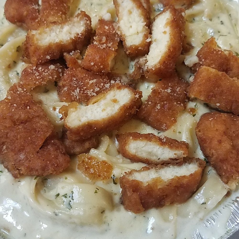 Devil's NY Pizzeria & Restaurant - Looked MUCH better than it tasted. I was thoroughly disappointed. #Bland did not tast like alfredo at all, i couldn't even finish it. - Pizza Near Me - Durham, North Carolina Devil's NY Pizzeria & Restaurant - Looked MUCH better than it tasted. I was thoroughly disappointed. #Bland did not tast like alfredo at all, i couldn't even finish it. - Pizza Near Me - Durham, North Carolina