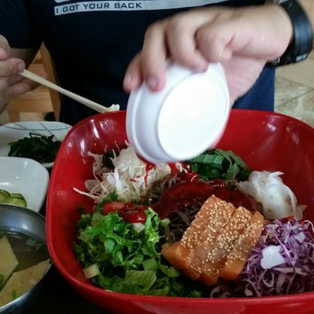 Noodle Plus - Sashimi noodle salad - Korean Near Me - Los Angeles, California Noodle Plus - Sashimi noodle salad - Korean Near Me - Los Angeles, California