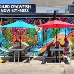 Outdoor Mural, loved the colors Outdoor Mural, loved the colors