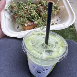 Make it fresh and churro matcha latte