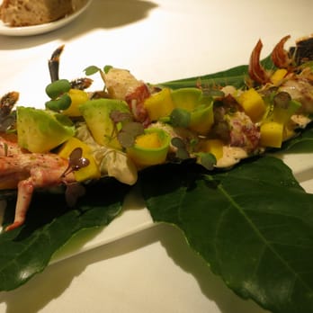Rías de Galicia - Lobster salad with mango, avocado and its coral mayonnaise - Spanish Near Me - Barcelona, B
