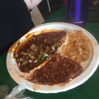 Taqueria Mis Amigos - Barbecoa plate/platter. The rice and beans are also delicious. - Mexican Near Me - Queen Creek, Arizona Taqueria Mis Amigos - Barbecoa plate/platter. The rice and beans are also delicious. - Mexican Near Me - Queen Creek, Arizona