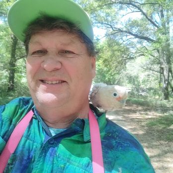 Silver Springs State Park - Me and my bird Ricochet out walking in the park. He's a golphin cockatoo... - Tours Near Me - Silver Springs, Florida Silver Springs State Park - Me and my bird Ricochet out walking in the park. He's a golphin cockatoo... - Tours Near Me - Silver Springs, Florida
