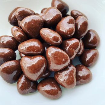 Cummings Studio Chocolates - Chocolate covered caramel hearts-I think these only come out at valentines. - Candy Stores Near Me - Salt Lake City, Utah