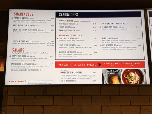 Menu photo 3 City Barbeque Park Ridge, IL